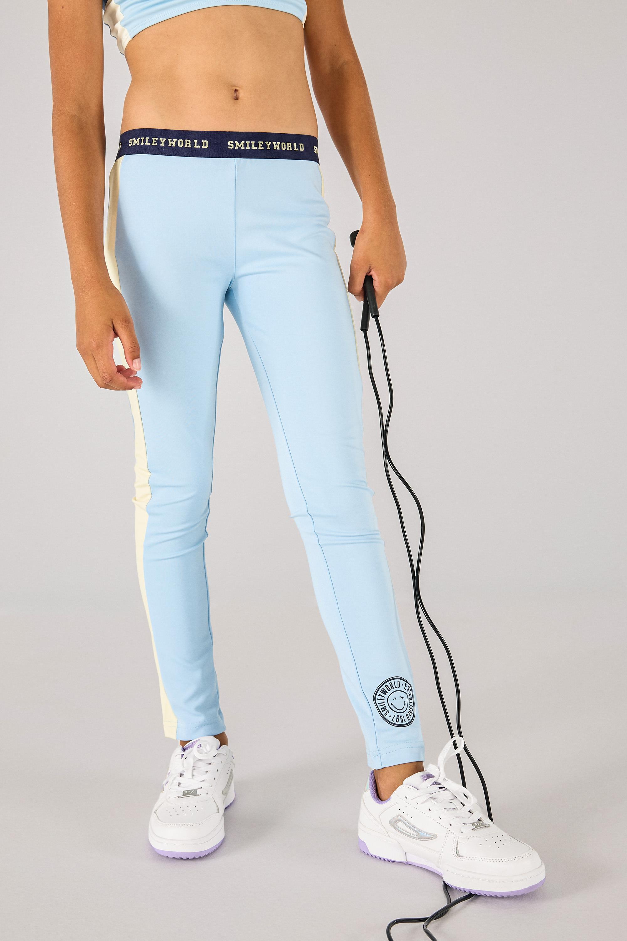 Mallas SmileyWorld® - Azul - Leggings Tobilleros Niña talla 10