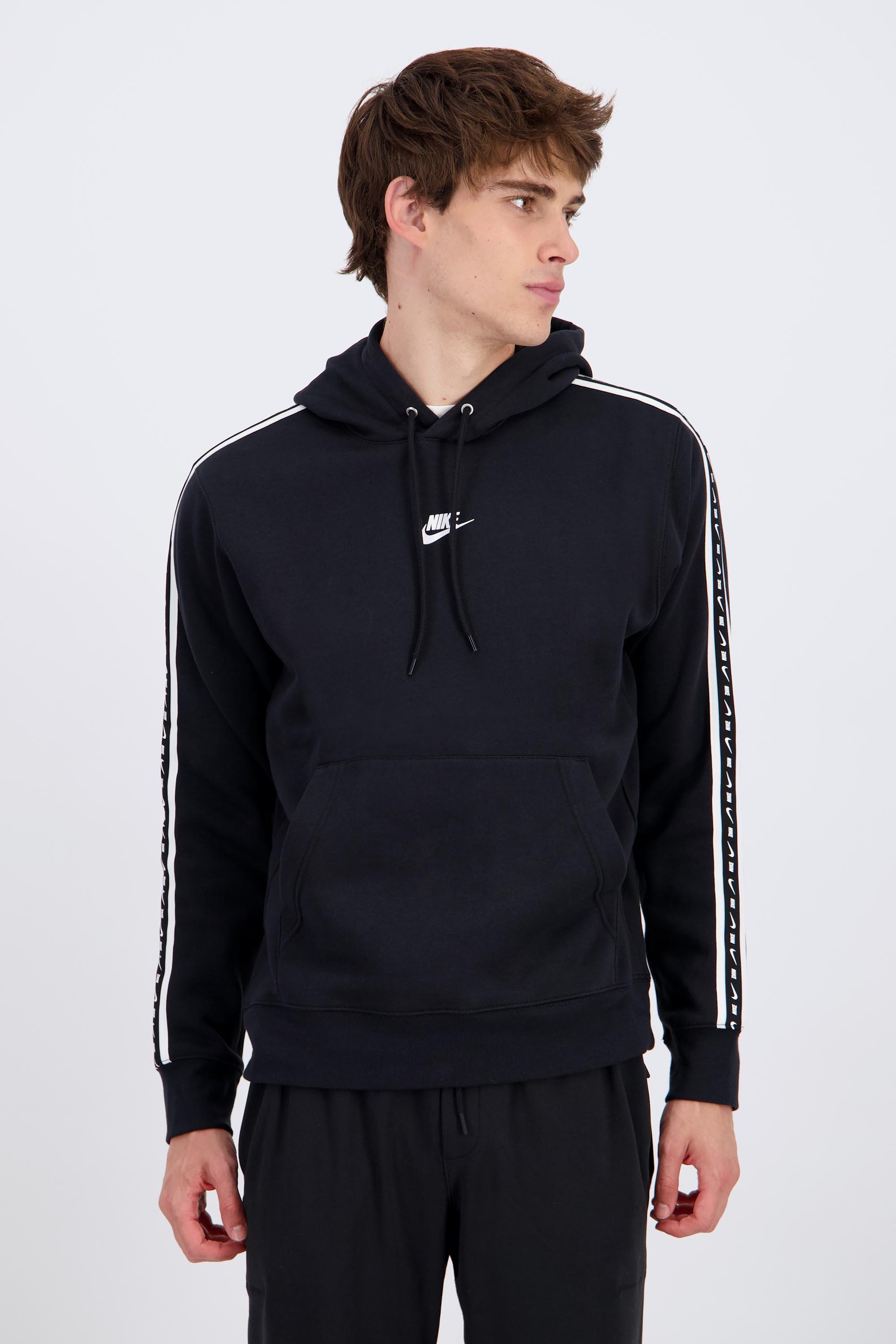 Sudadera Capucha Nike - Negro - Algodón Hombre talla