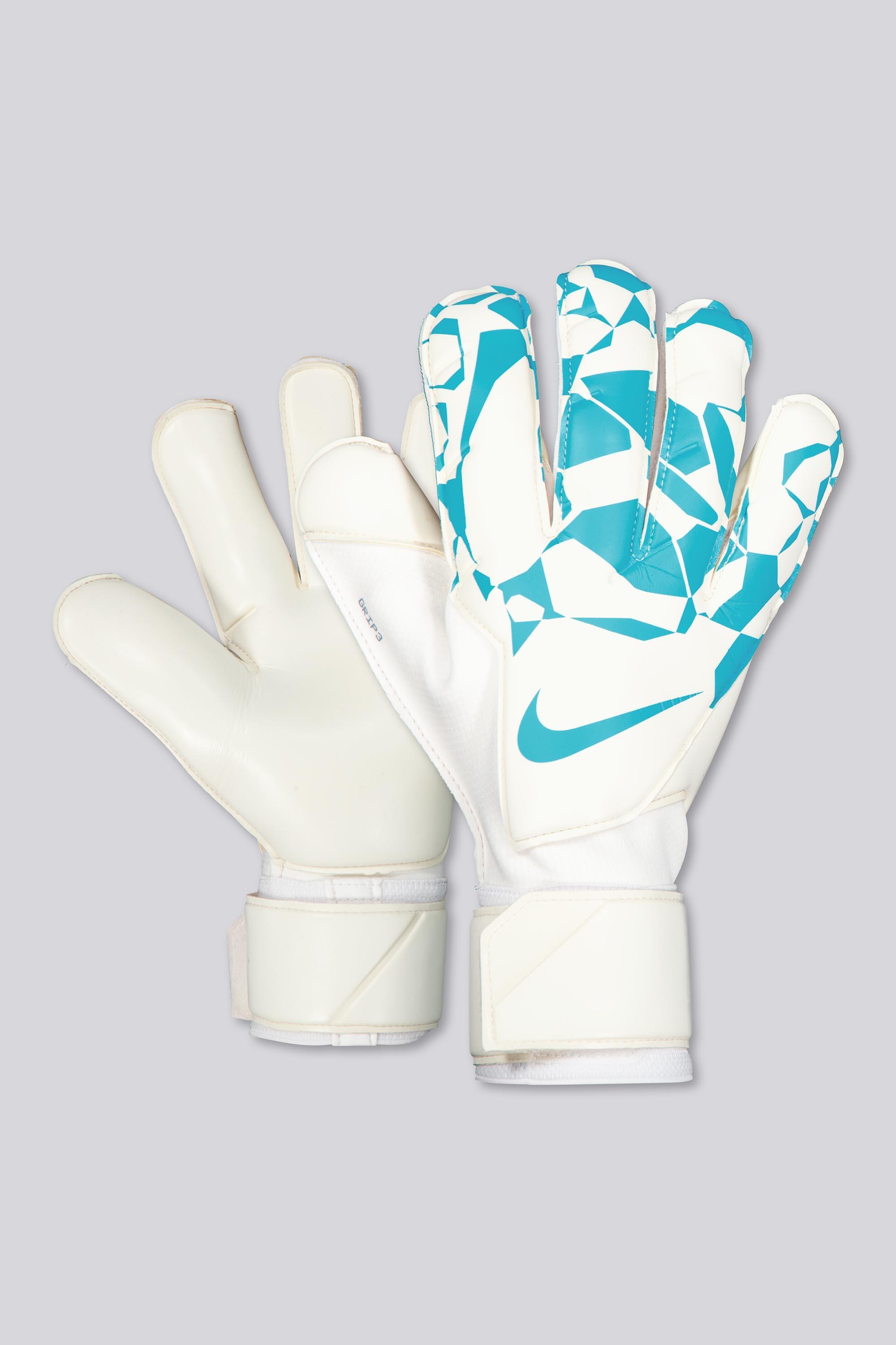 Nike Grip3 - Blanco - Guantes Portero talla 10