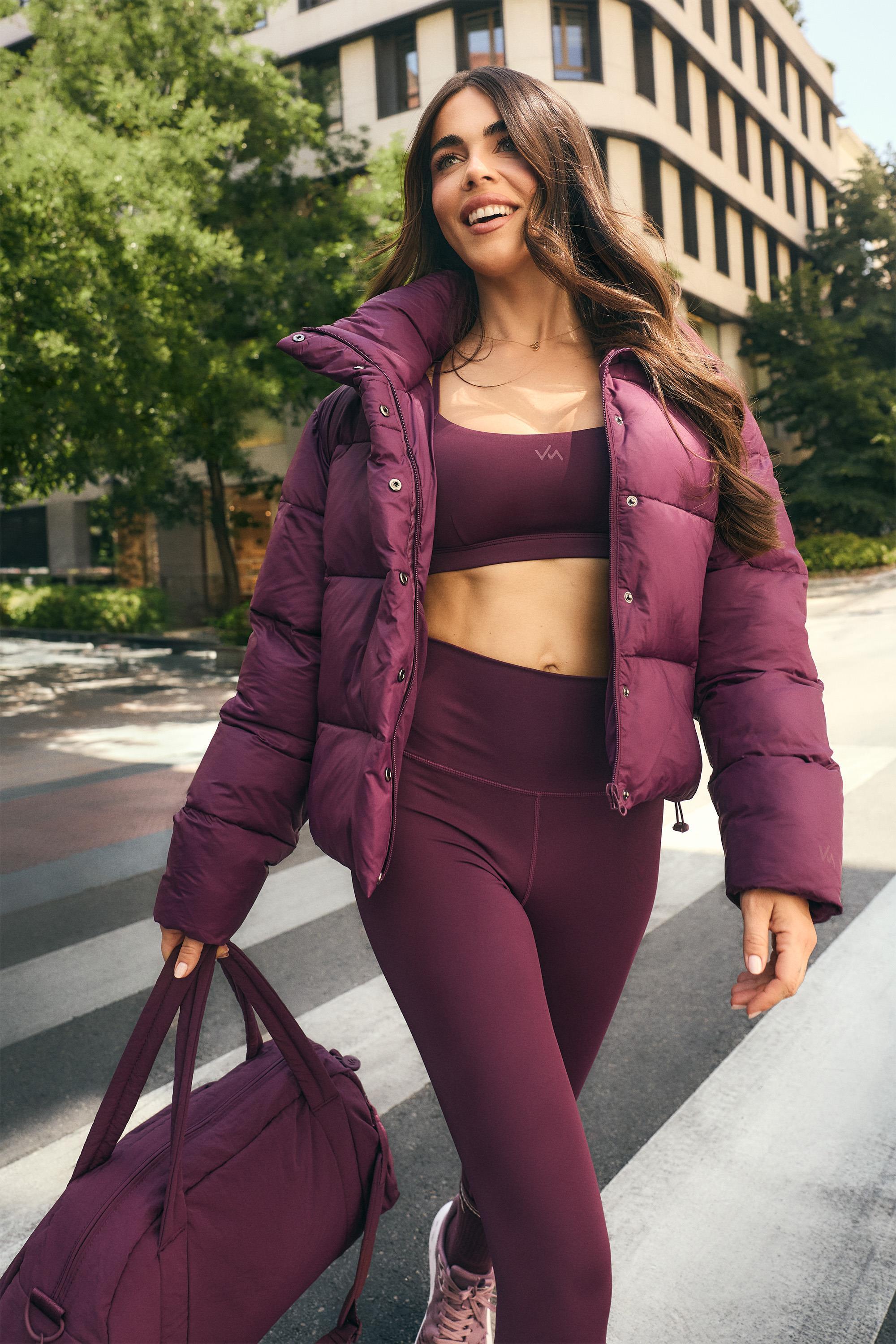 Parka Violeta Mangriñán - Rojo - Acolchada Mujer talla M
