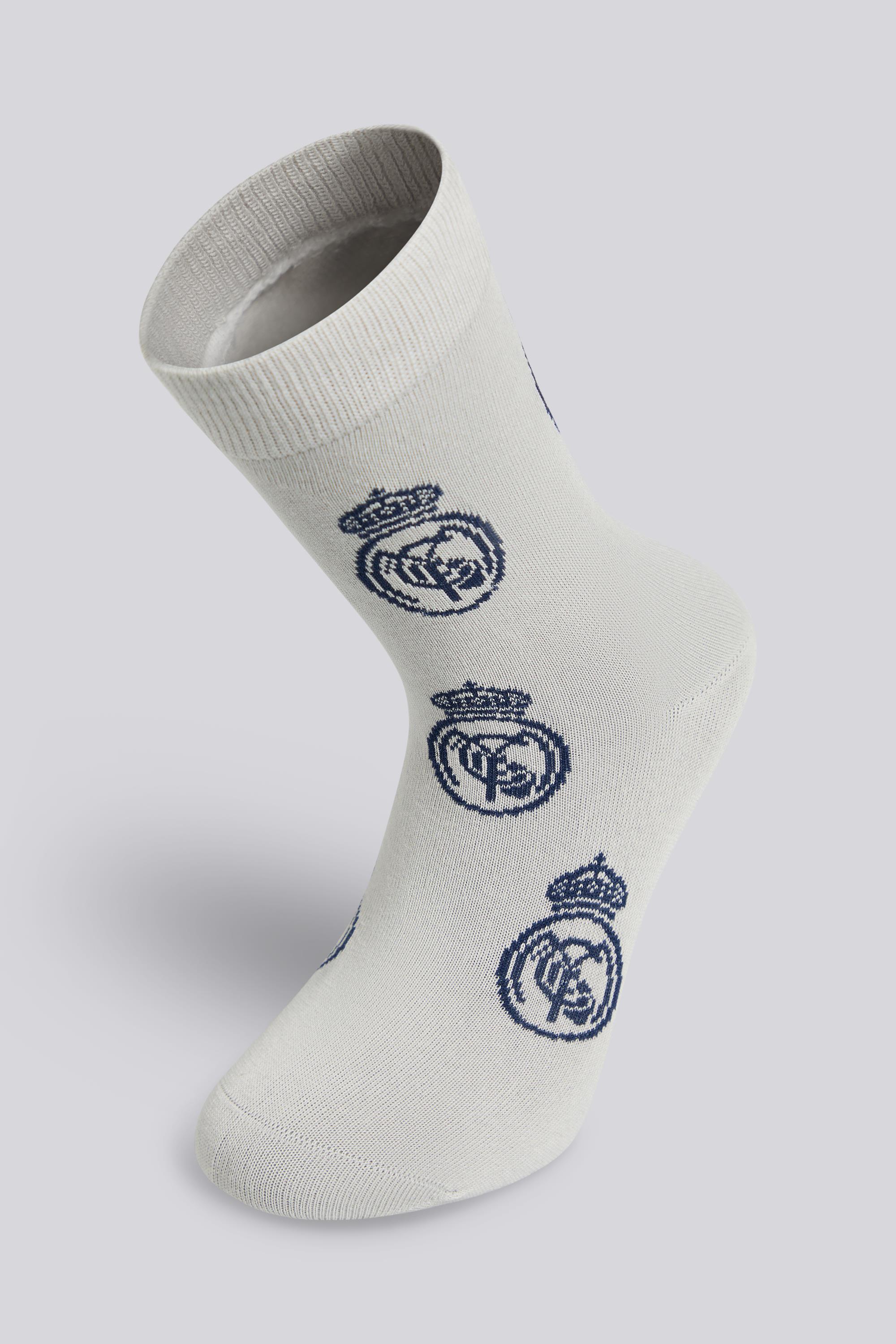 Calcetines Largos R. Madrid CF Pack 1 Niños talla XS