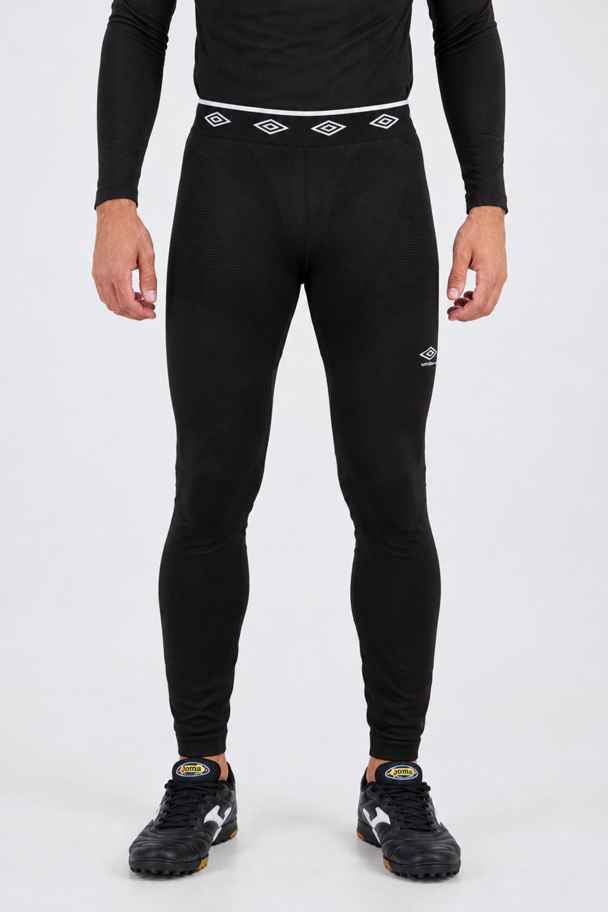 Mallas Compresion Umbro Mallas Largas Hombre Negra talla L/XL