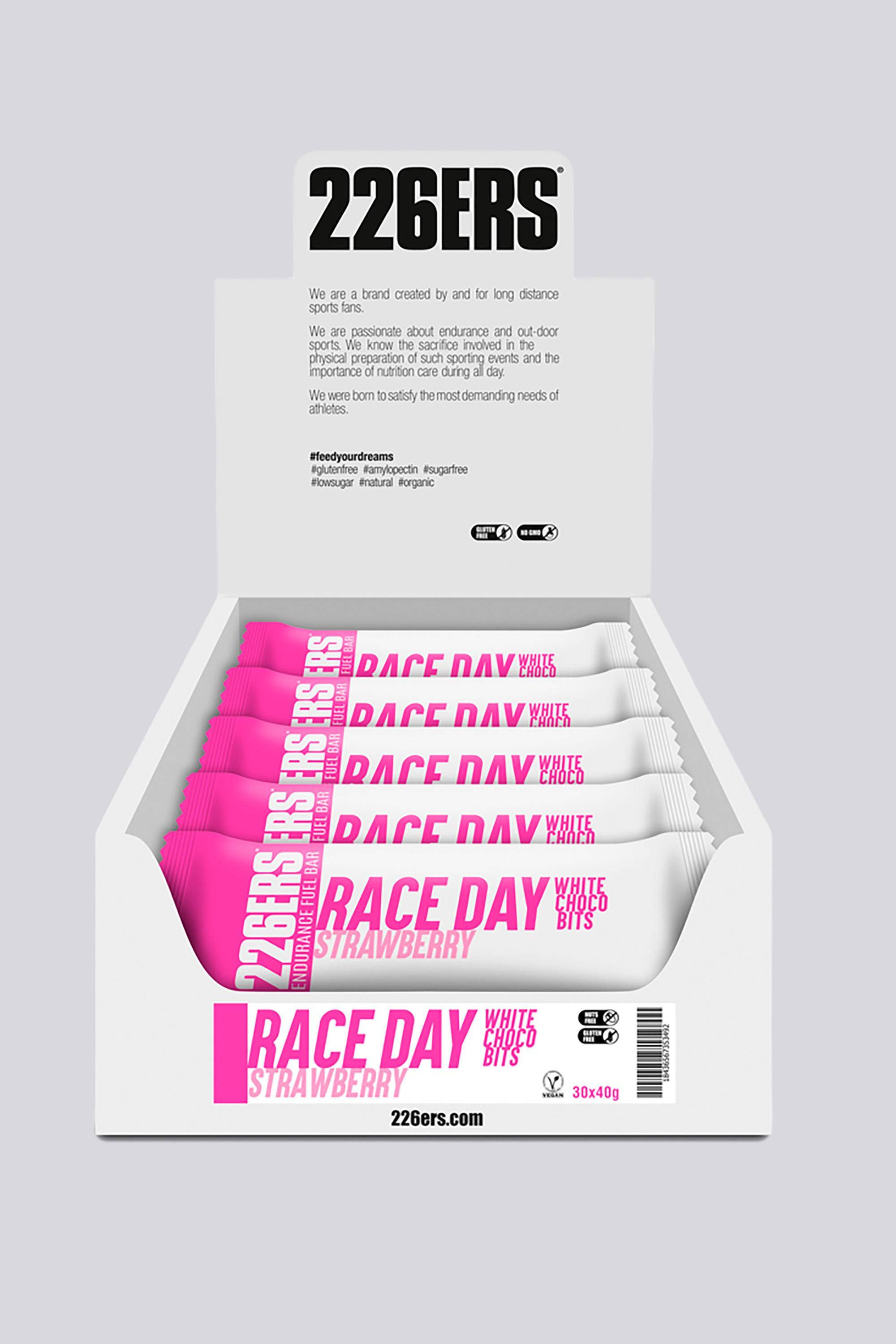 226Ers Race Day Bar Choco Bits Fresa - Barritas Energéticas Unica