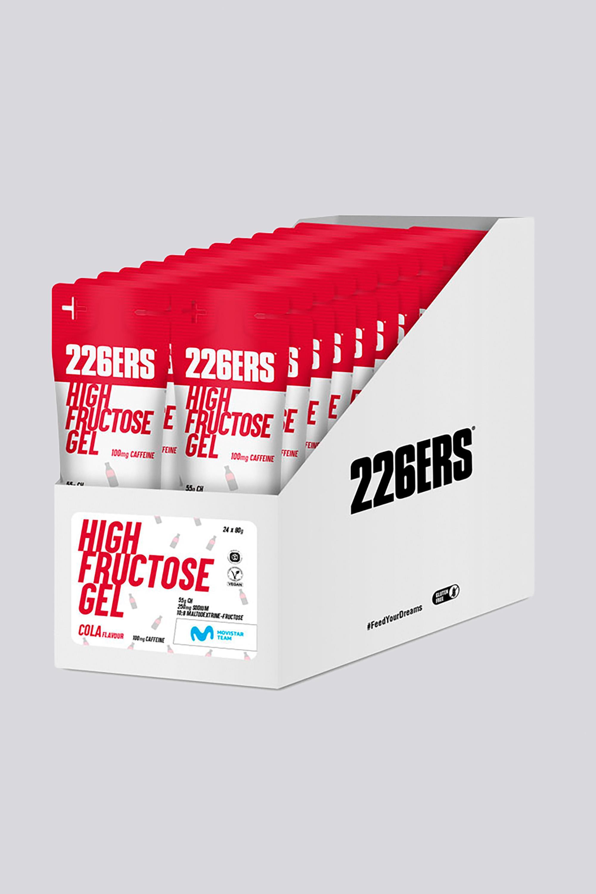 226Ers High Fructose Cafeína Cola - 24 Geles 80 Gr. Unica