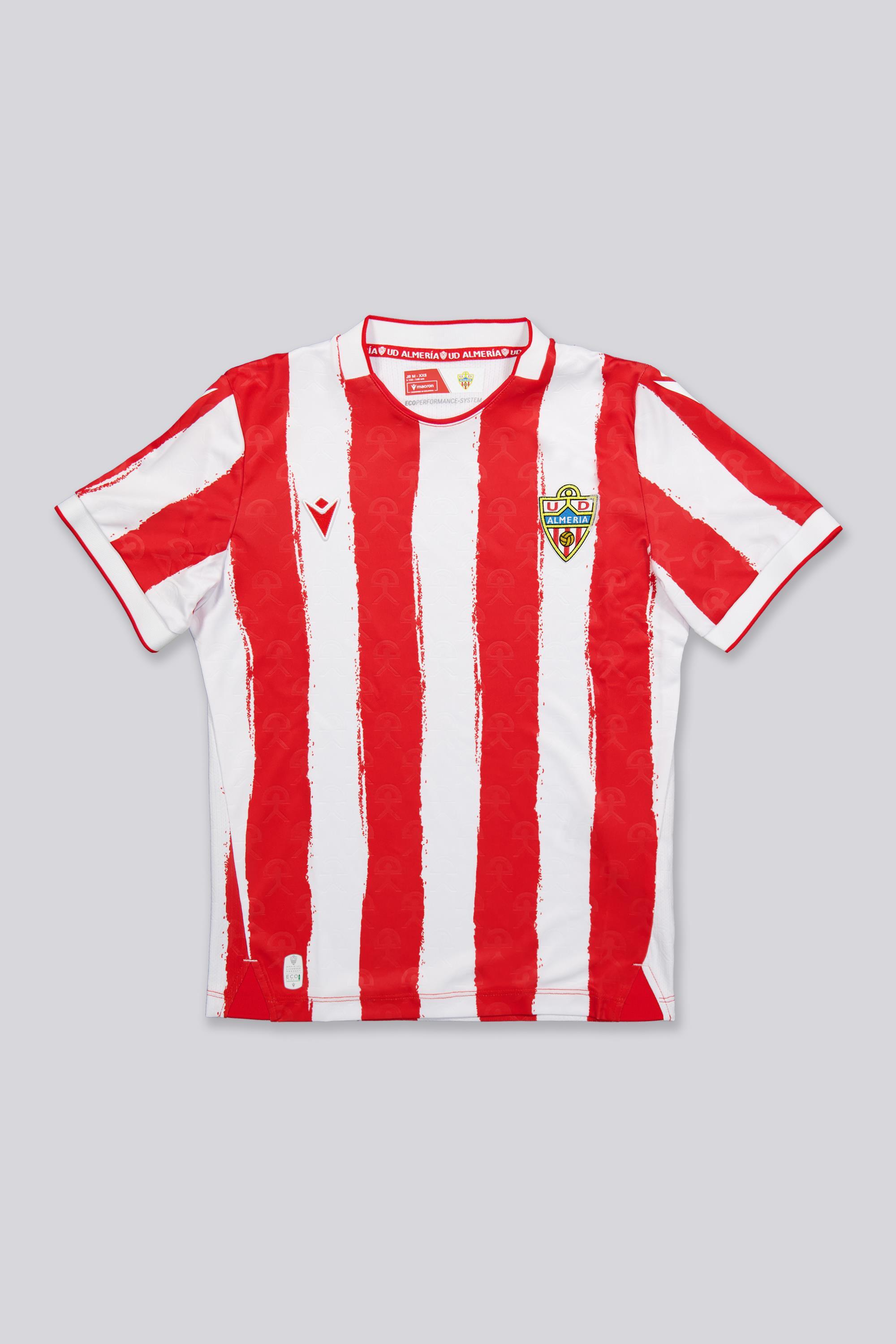 1ª Camiseta UD Almeria 26/27 Jr Rojo talla 8