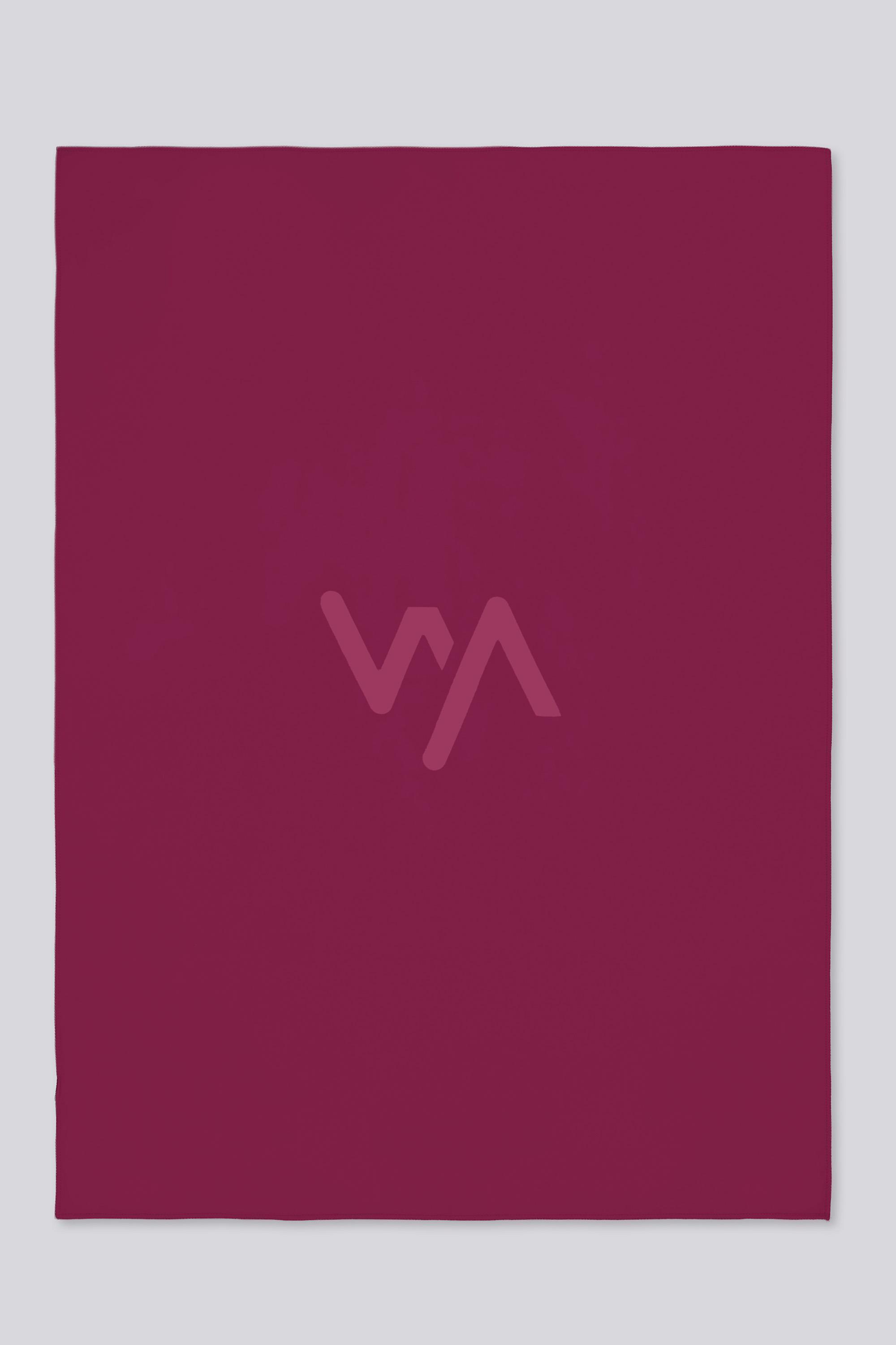 Toalla Natación Violeta Mangriñán - Rojo - 65 x 90 cm talla T.U.