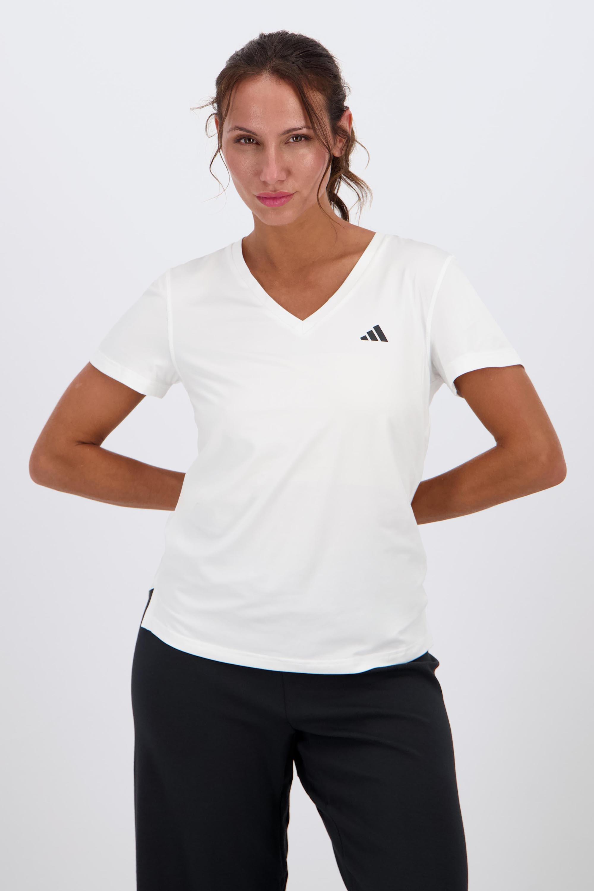 Camiseta adidas - Blanco - Manga Corta Mujer MKP talla S