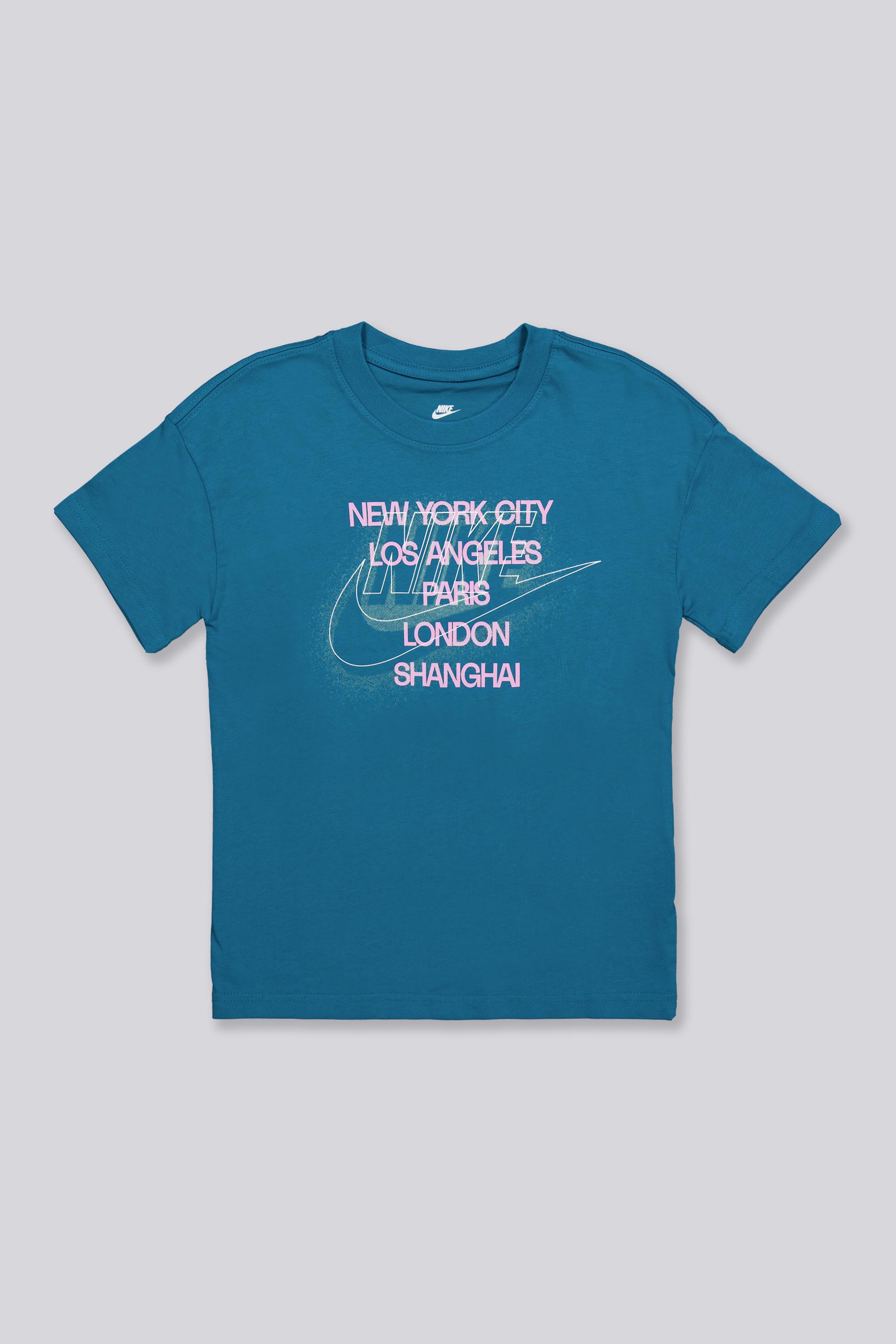 Nike Just Do It - Verde - Camiseta Algodón Niño talla 10/12