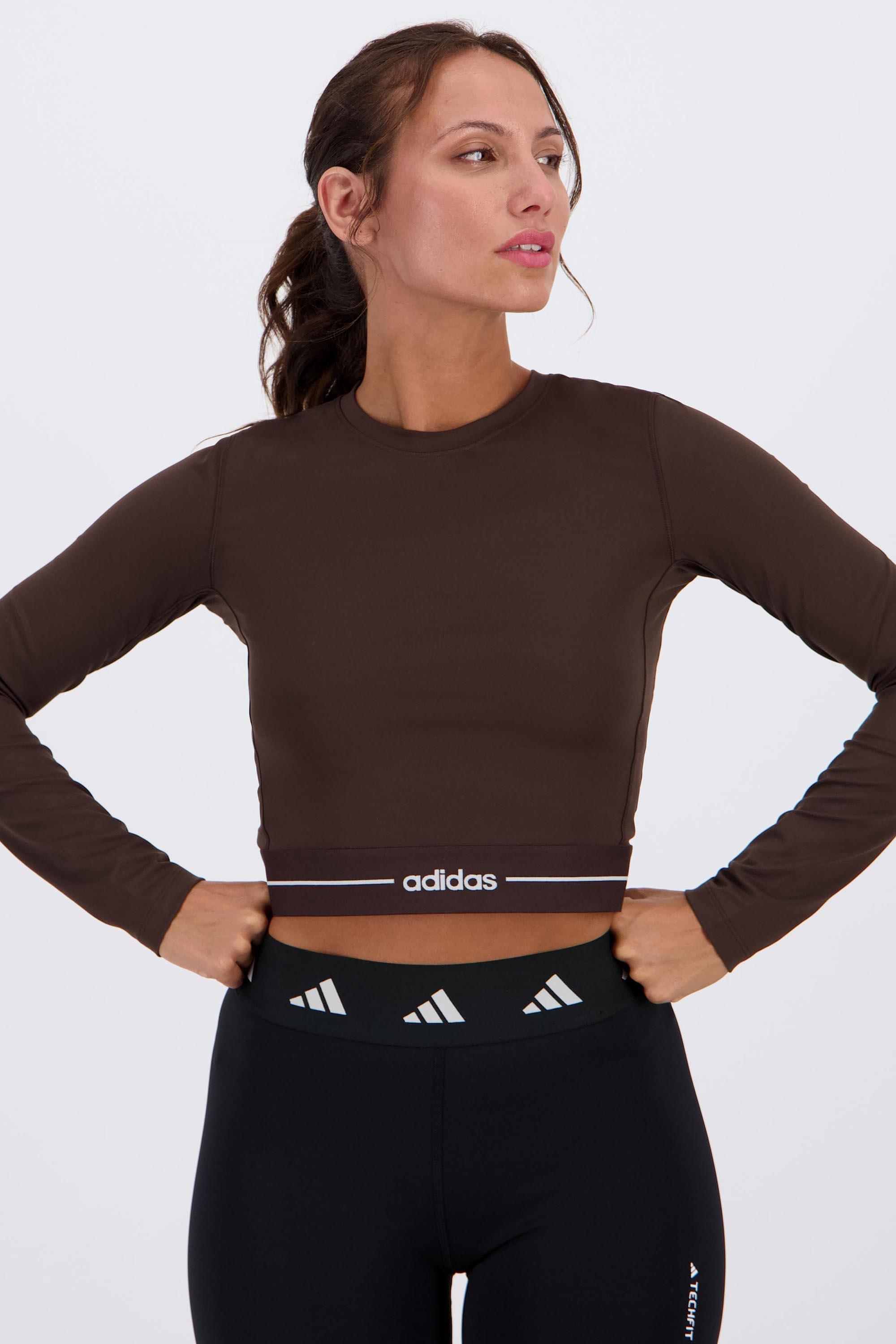 adidas Hyg Linear - Rojo - Camiseta Fitness Mujer MKP talla 2XS