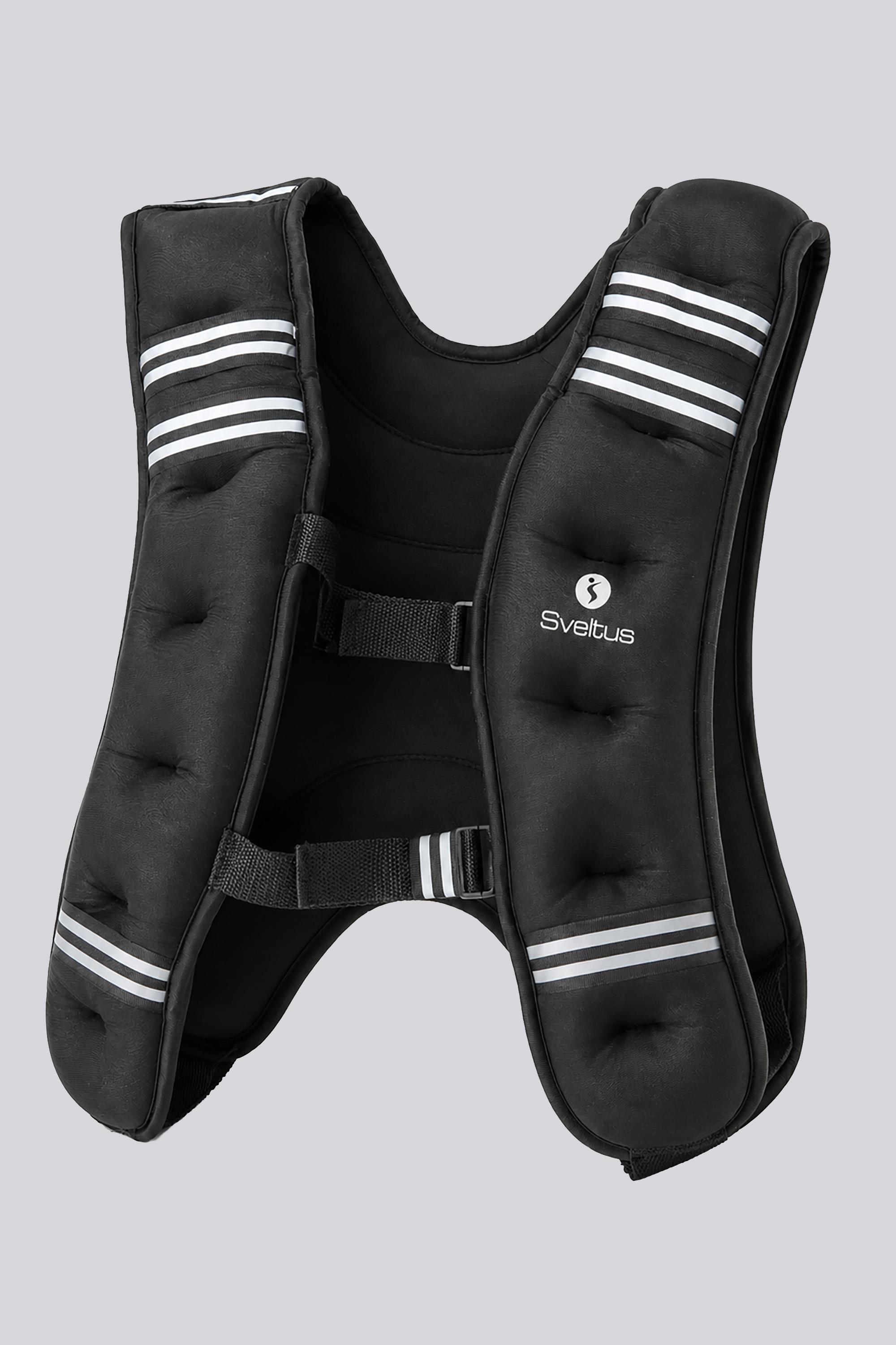 Chaleco Lastrado Sveltus - Negro - Chaleco Pesos 10 Kg talla T.U.