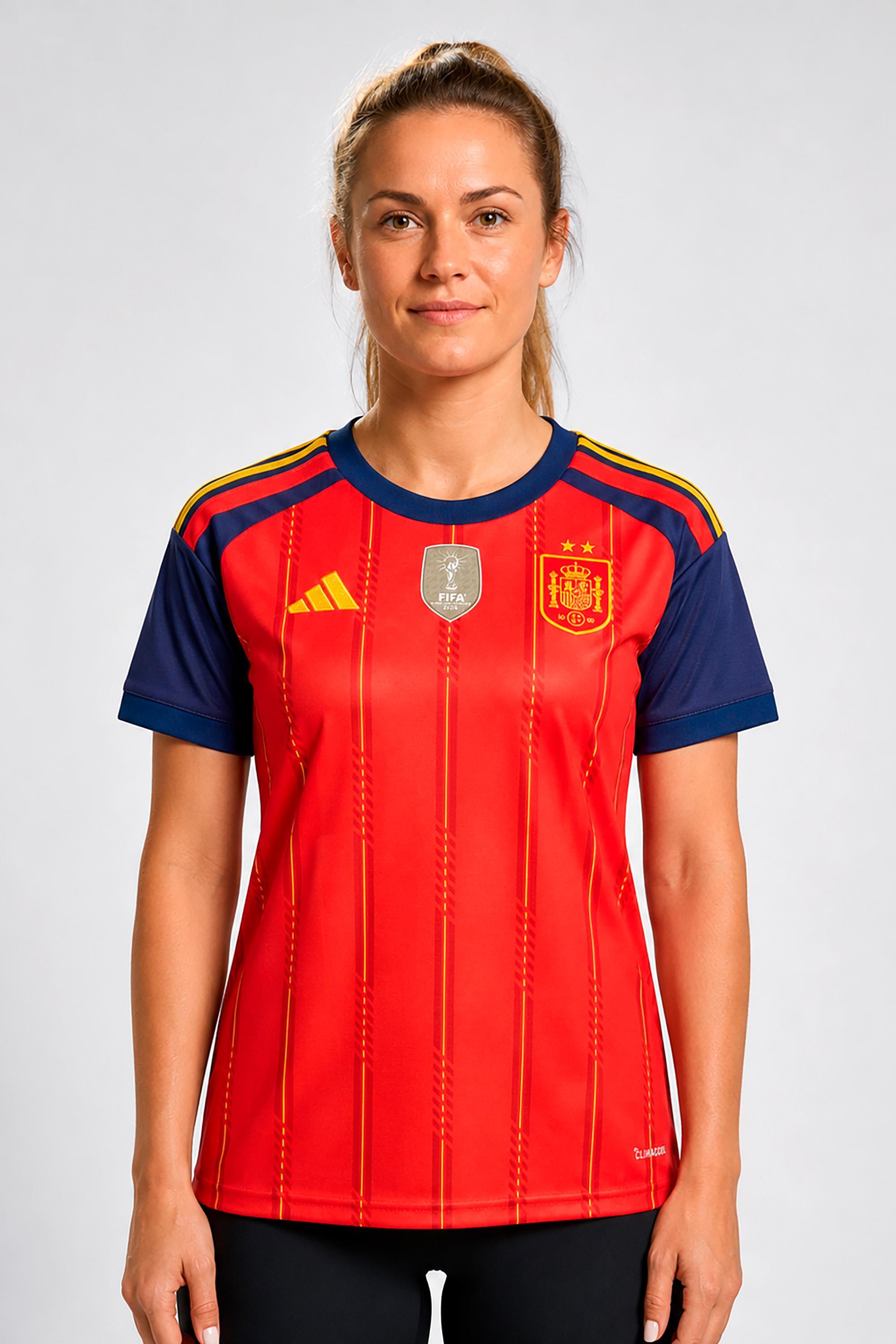 Camiseta España 2 Estrellas Mundial 2026 Mujer talla XL