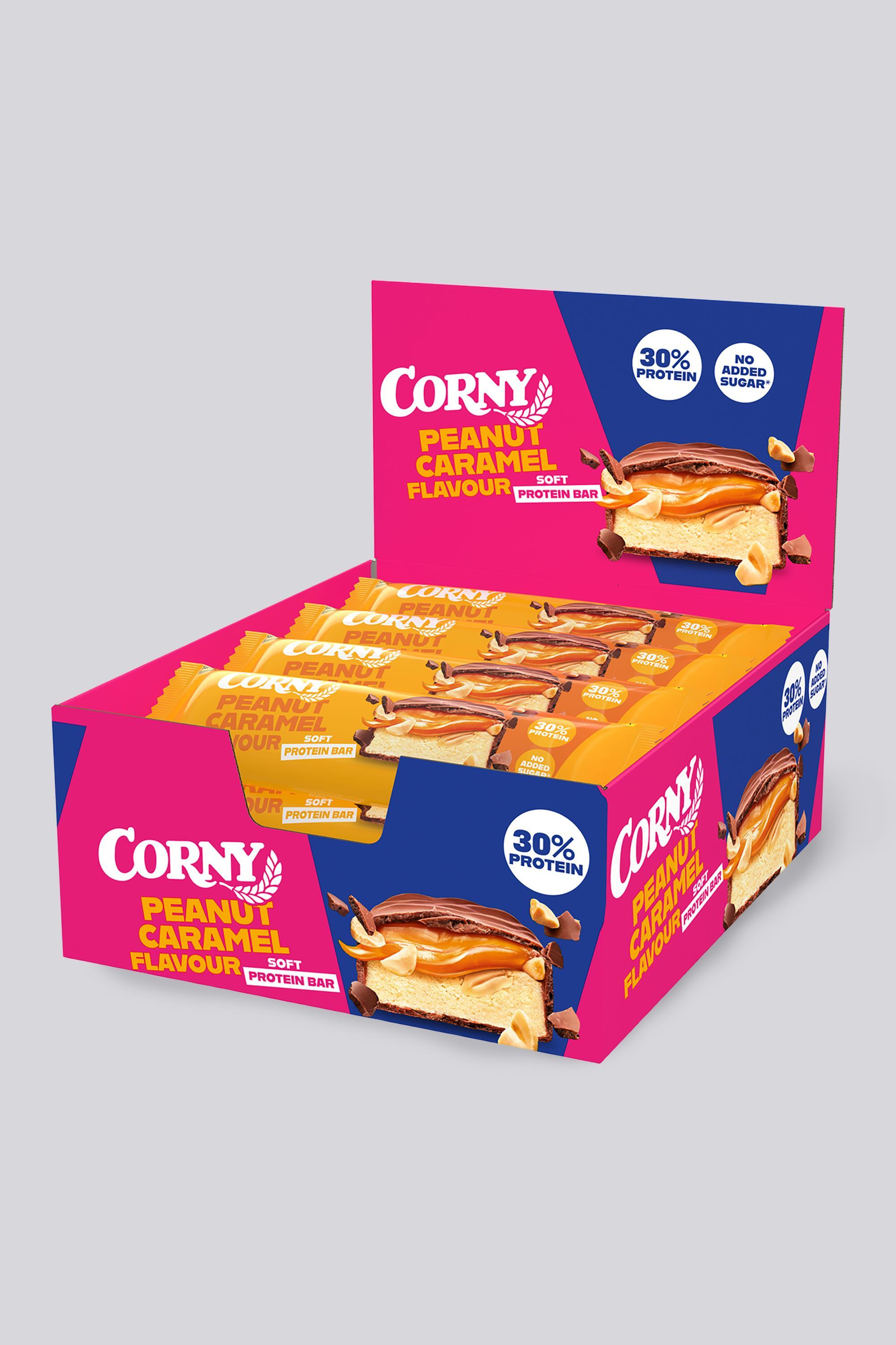 Barritas Proteínas Corny - Cacahuete - Caja 12 Barritas 45 gr talla T.U.