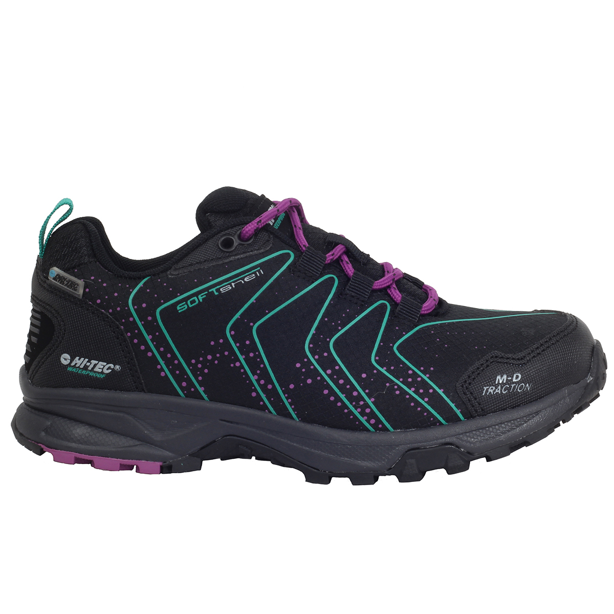 Zapatillas De Montaña Roncal Low Wp  - Negro/Fucsia  MKP