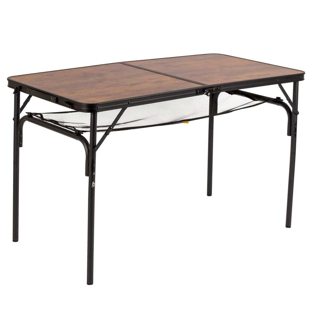 Bo-camp Mesa Plegable De Camping Greene Aluminio 60x120 Cm - Marron - Mesa De Camping MKP