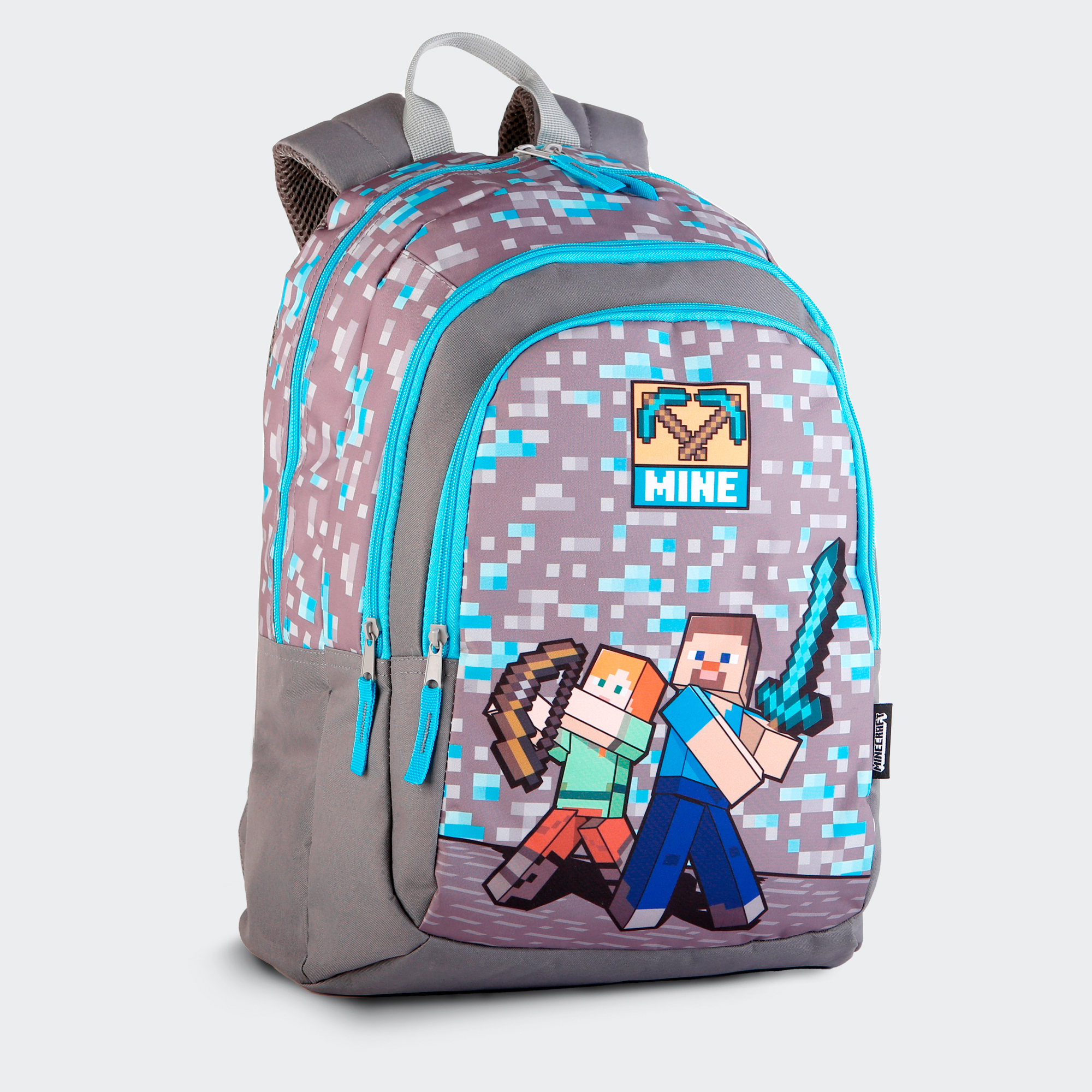 TIOZONEY Mochila escolar para niños Minecraft