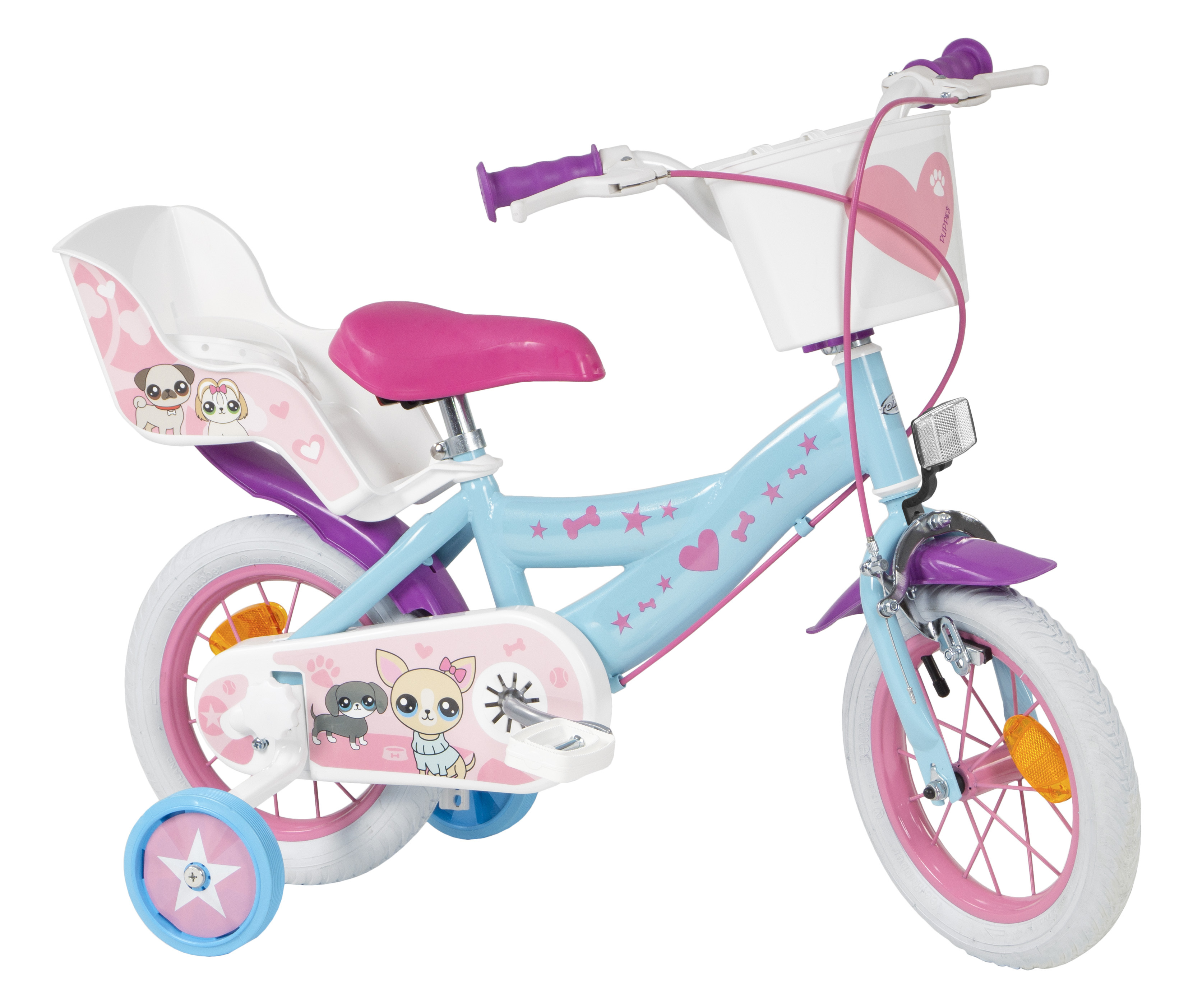 Bicicleta de Niños 12 pulgadas TOIMSA SWEET FANTASY Azul Claro 2-4 Años