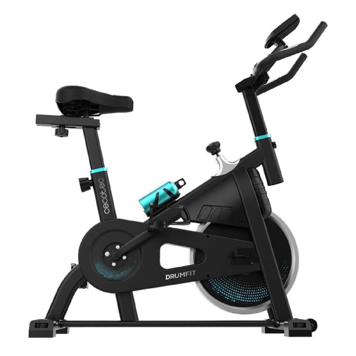 Cecotec Bicicleta Estática DrumFit Indoor 18000 Ceres V, Negro