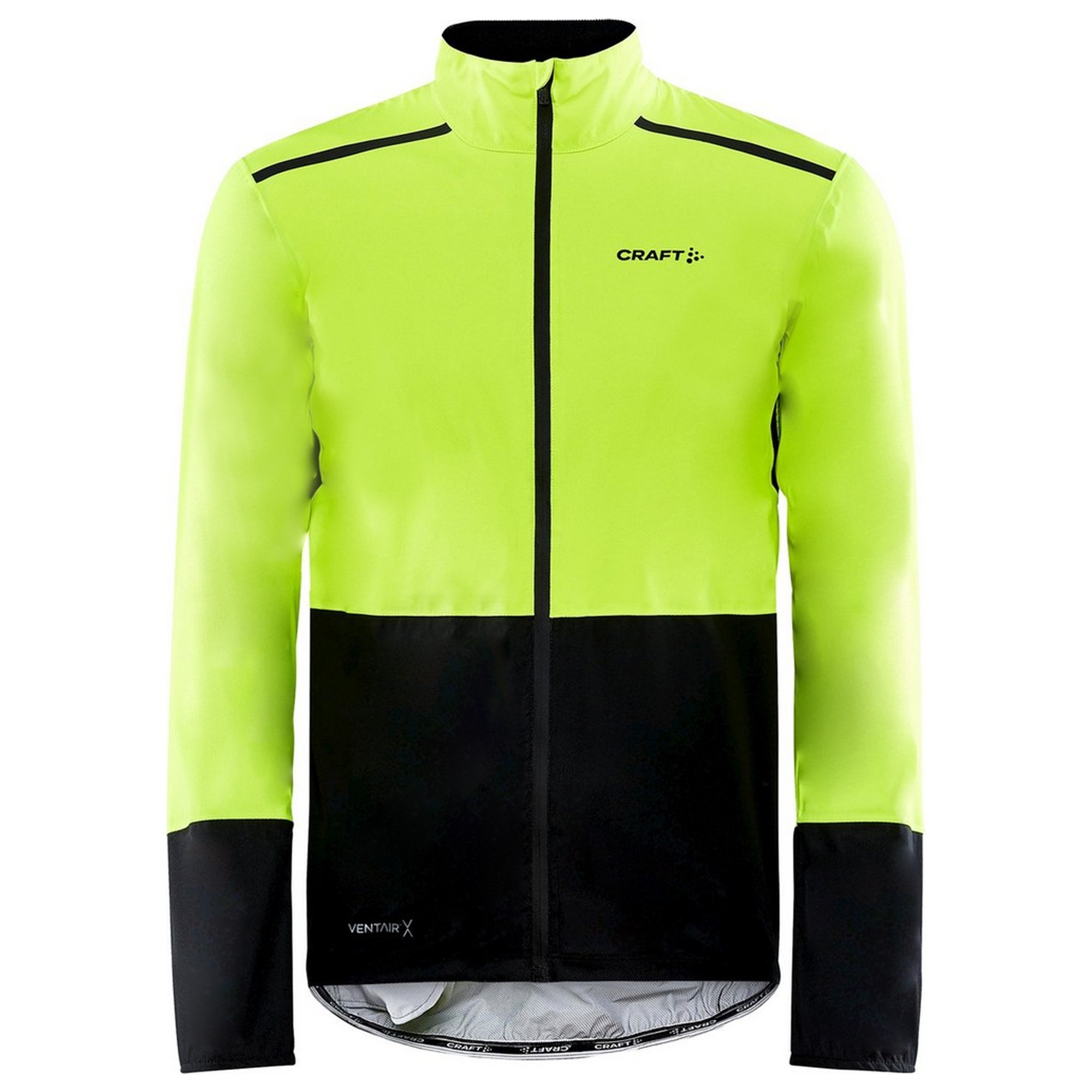 Chaqueta Softshell Ciclismo Siroko J1 Domestique - Amarillo/Negro