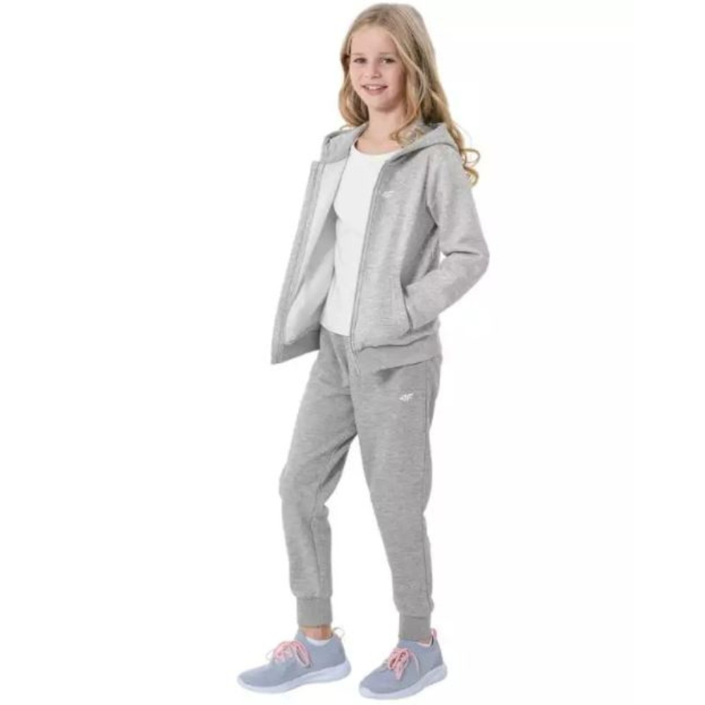 Pantalones 4F JUNIOR Para Niñas - Modelo CAS F130, Colores Rosa Y Denim