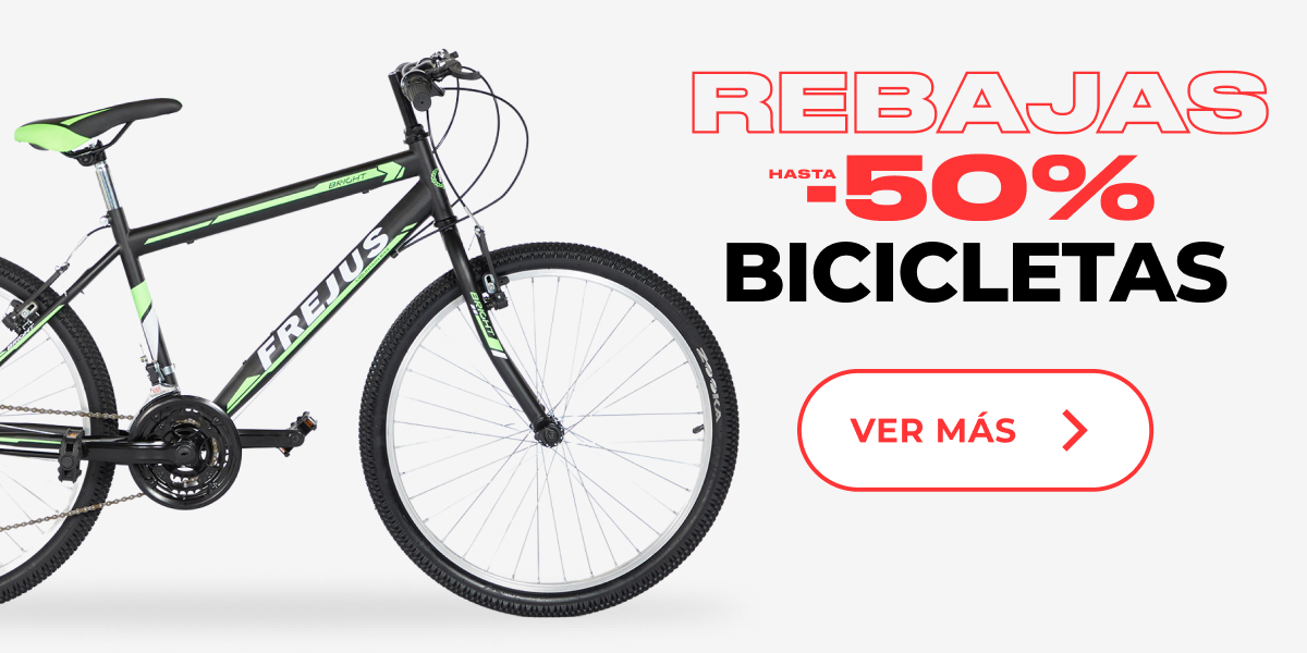Rebajas hasta el 50% en bicicletas