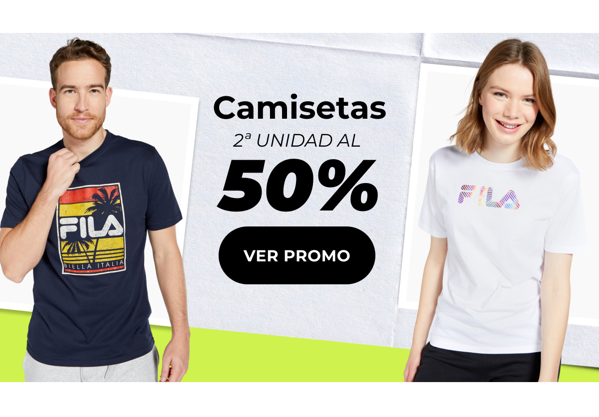 Camisetas al 50%