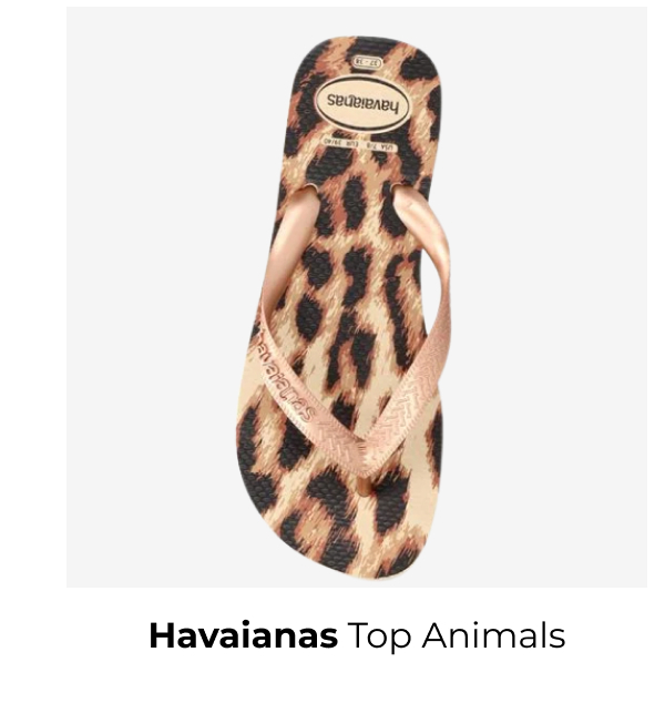 havaiana top animal