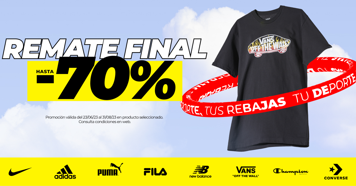 Ropa hasta -70%