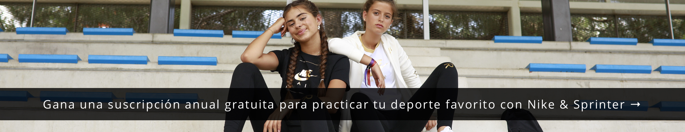 Gana una suscripción anual gratuita para practicar tu deporte favorito con Nike & Sprinter →